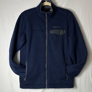 Marmot Men's Dark Blue Zip-Up Sweater